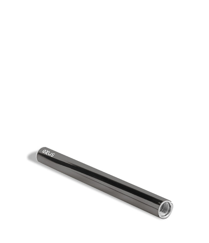 Gunmetal top view Exxus Vape Tap VV Auto Draw Cartridge Vaporizer on white studio background