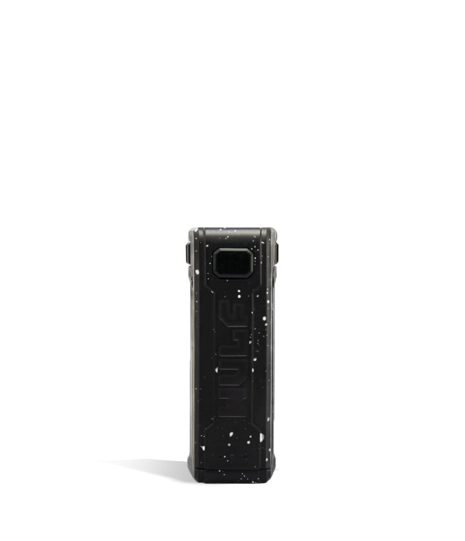 Black White Spatter face Wulf Mods UNI S Adjustable Cartridge Vaporizer on white background