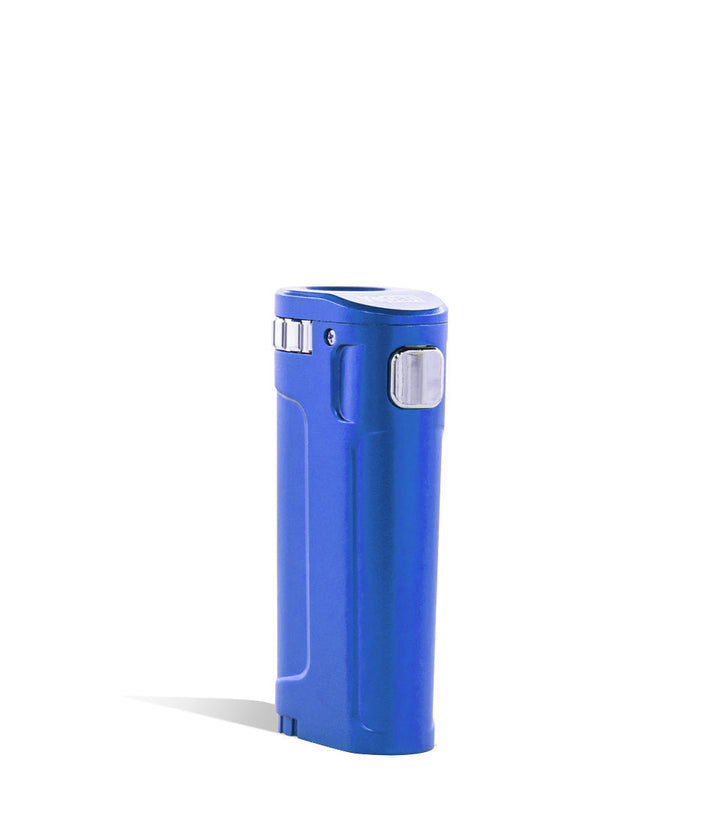 Blue Yocan UNI Twist Adjustable Cartridge Vaporizer on white background