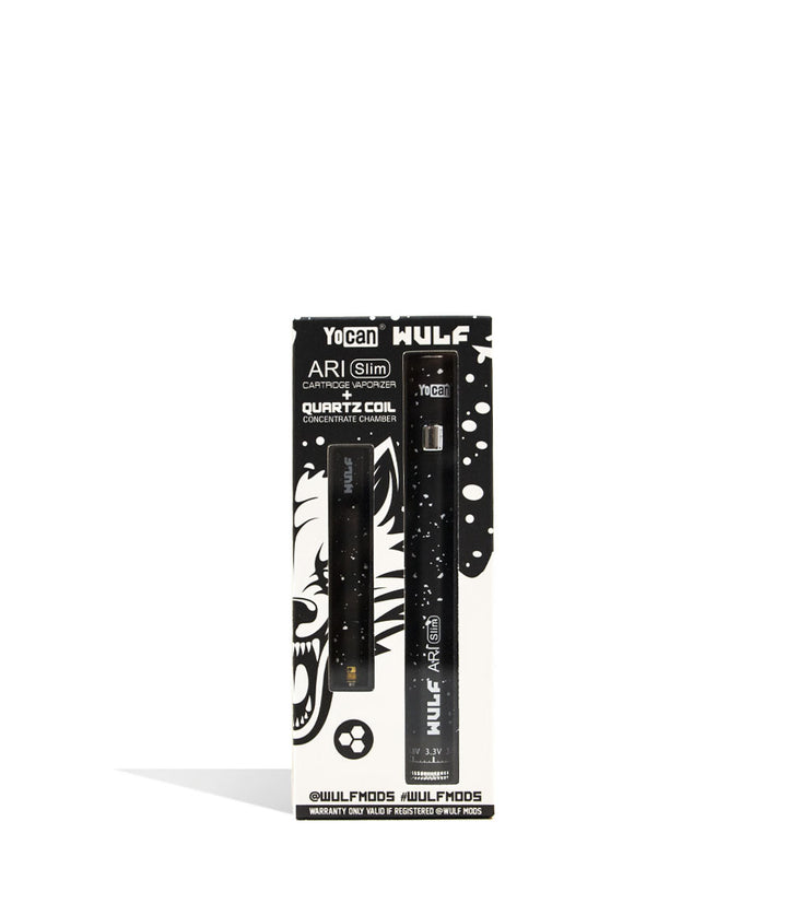 Wulf Mods ARI Slim Concentrate Kit Black White Spatter packaging on white background