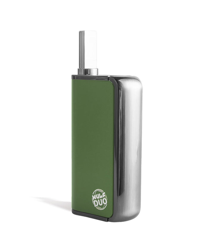 Green Side View Wulf Mods Duo 2 in 1 Cartridge Vaporizer on white background