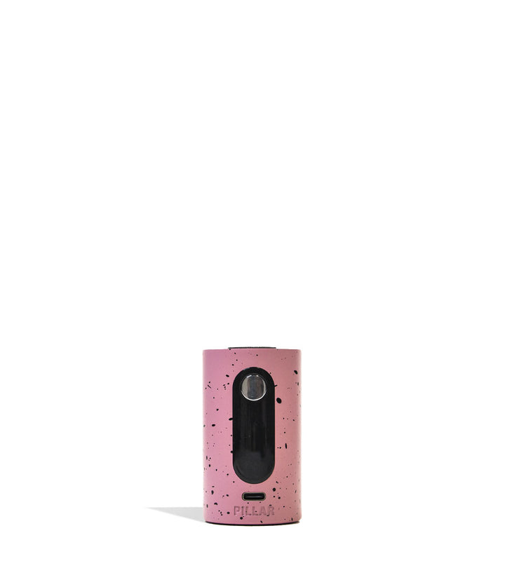 Pink Black Spatter Wulf Mods Pillar Mini E-Rig Base Front View on White Background