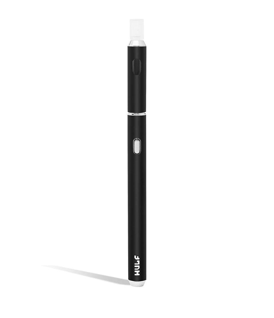 Black front view Wulf Mods SLK Concentrate Vape Pen Kit on white studio background