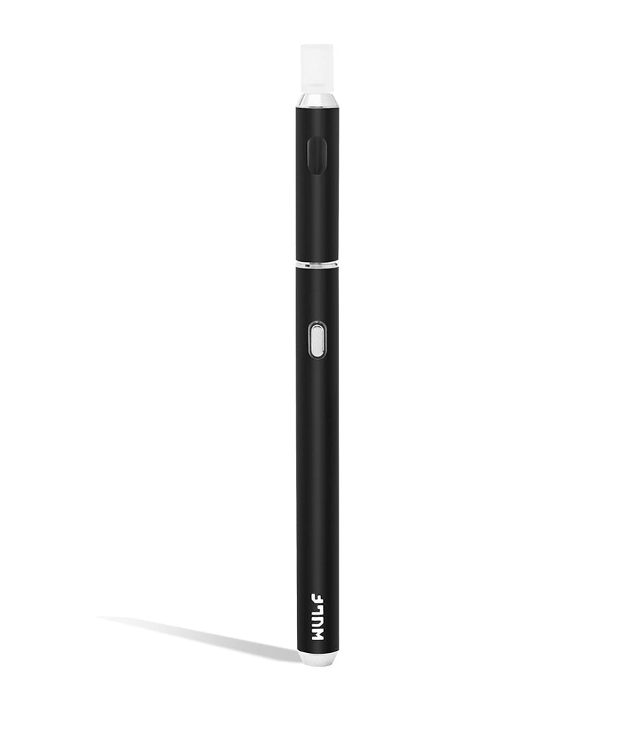 Black front view Wulf Mods SLK Concentrate Vape Pen Kit on white studio background