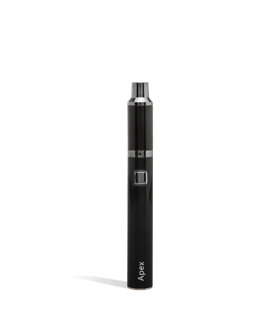 Black front view Yocan Apex Concentrate Vape Pen on white studio background