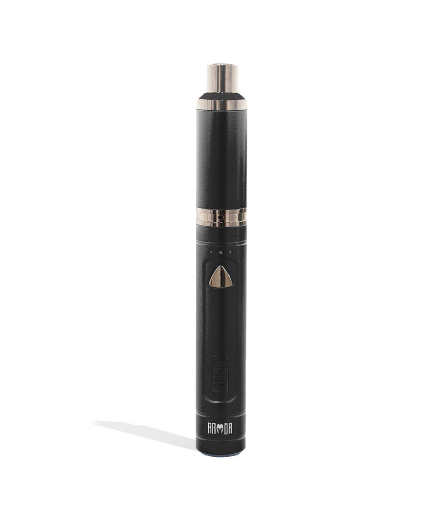 Black Yocan Armor Plus Concentrate Vape Pen on white studio background