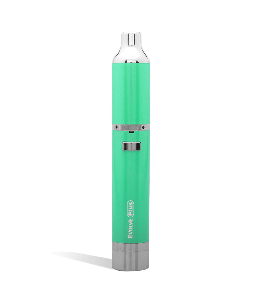 Azure Green front view Yocan Evolve Plus Concentrate Kit on white studio background