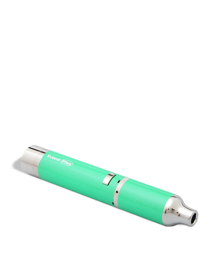 Azure Green down Yocan Evolve Plus Concentrate Kit on white studio background