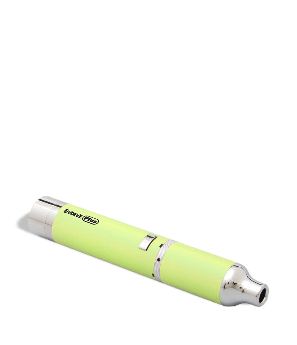 Light Green down Yocan Evolve Plus Concentrate Kit on white studio background