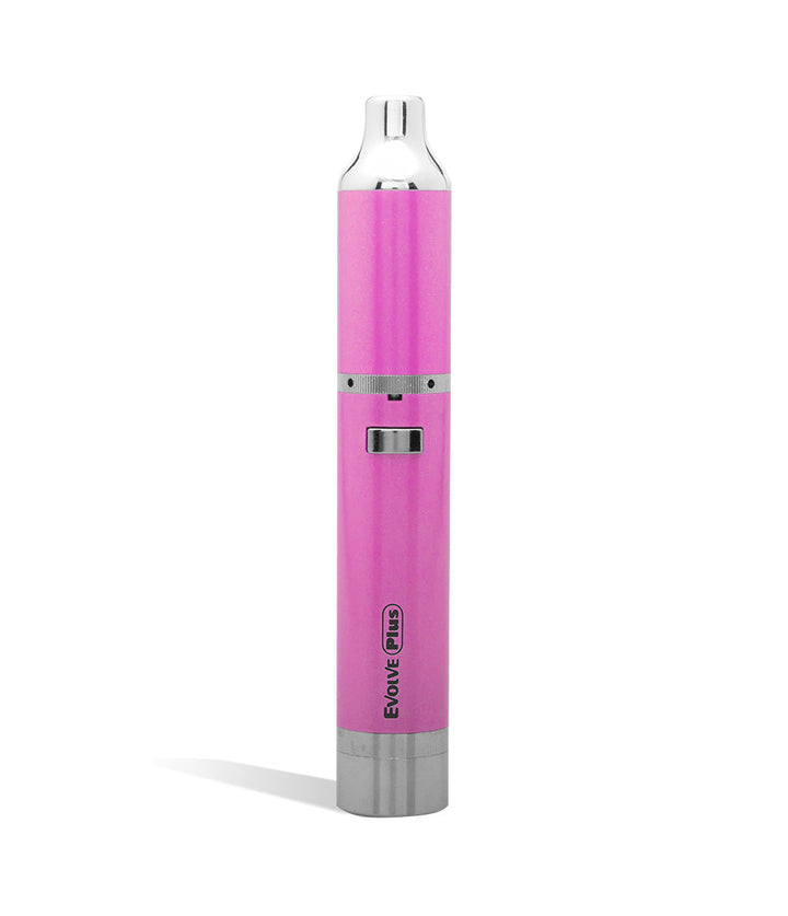 Sakura Pink front view Yocan Evolve Plus Concentrate Kit on white studio background