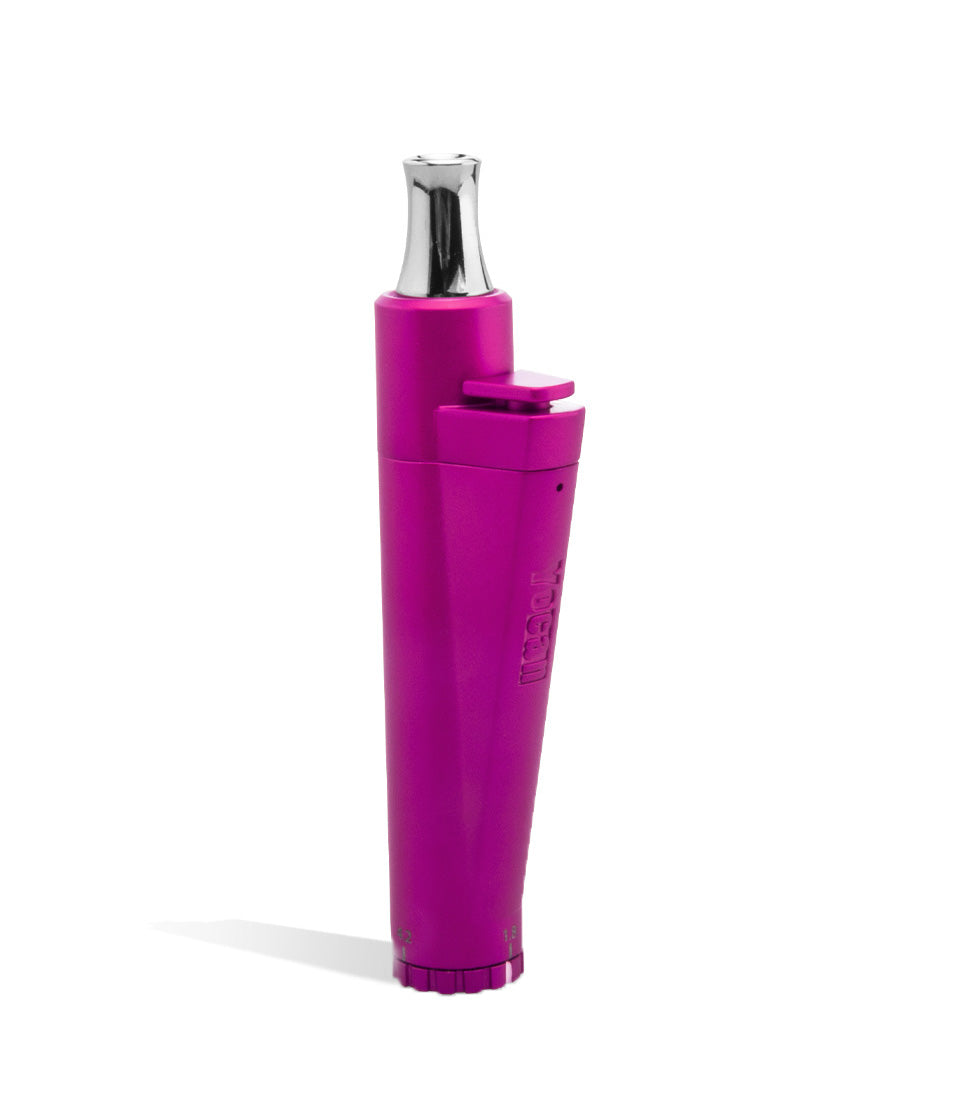 Purple side view Yocan LIT Concentrate and Cartridge Vaporizer on white studio background