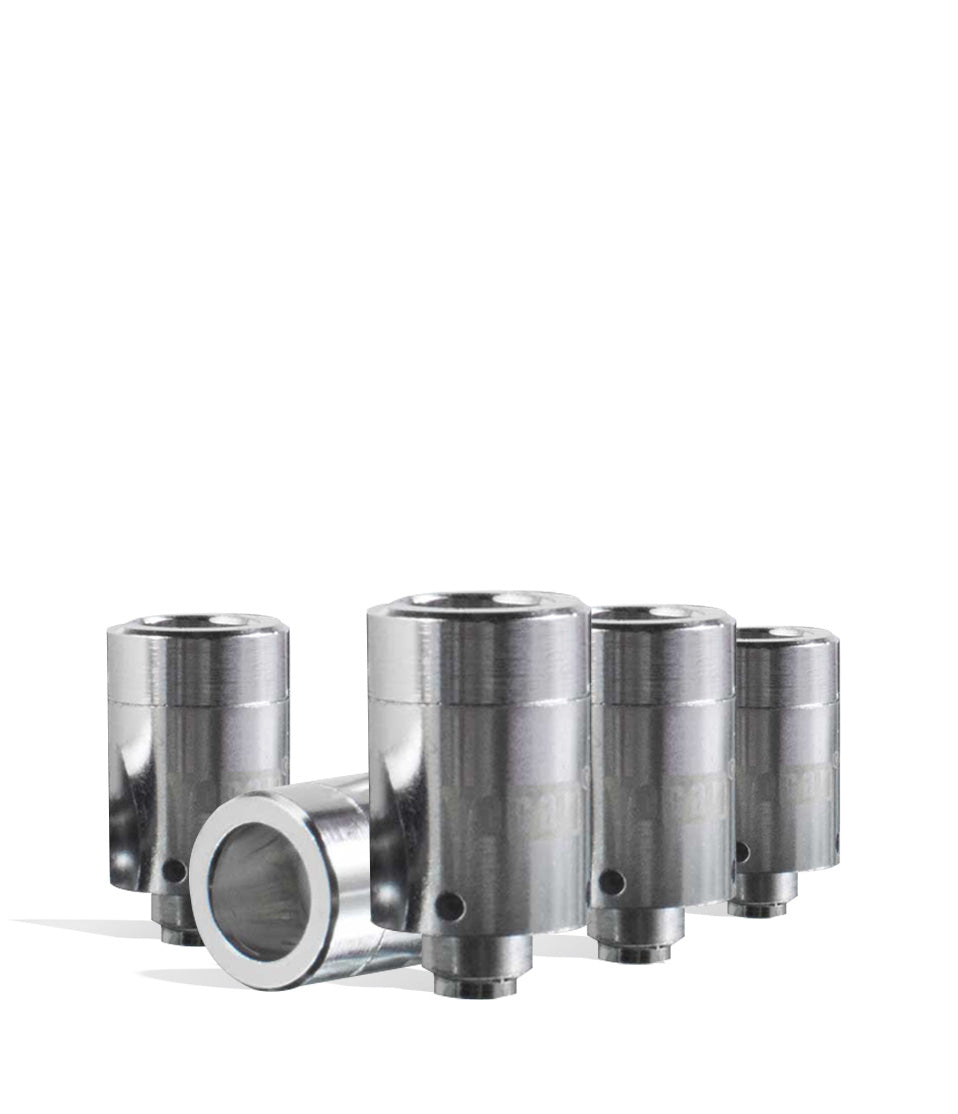 Dual Quartz Yocan Loaded Quartz Coil 5pk on white background