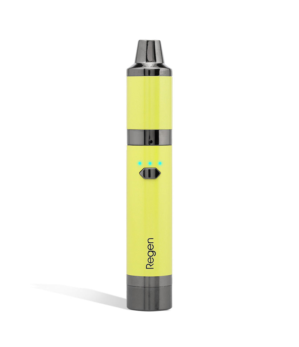 Apple Green front Yocan Regen Advanced Concentrate Vaporizer on white studio background