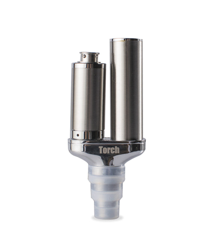 Yocan Torch Portable Enail Silver Front View on white background