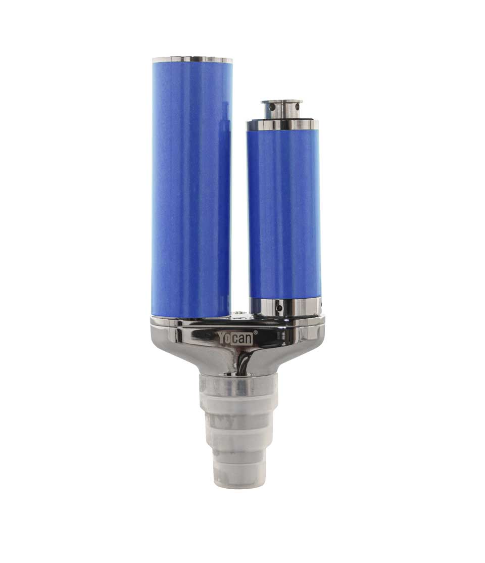 Yocan Torch XL Portable Enail Light Blue front view on white background