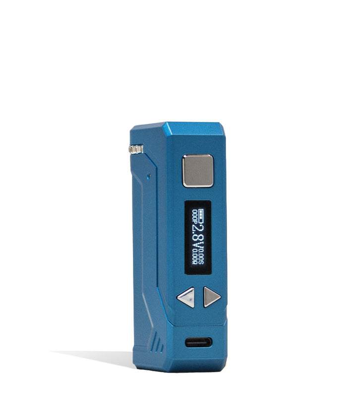 Sky Blue Yocan Uni Pro Plus Adjustable Cartridge Vaporizer Front View on White Background