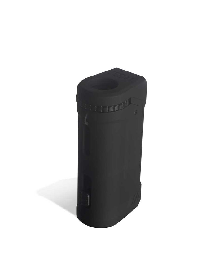Black back view Yocan UNI Pro Adjustable Cartridge Vaporizer on white studio background