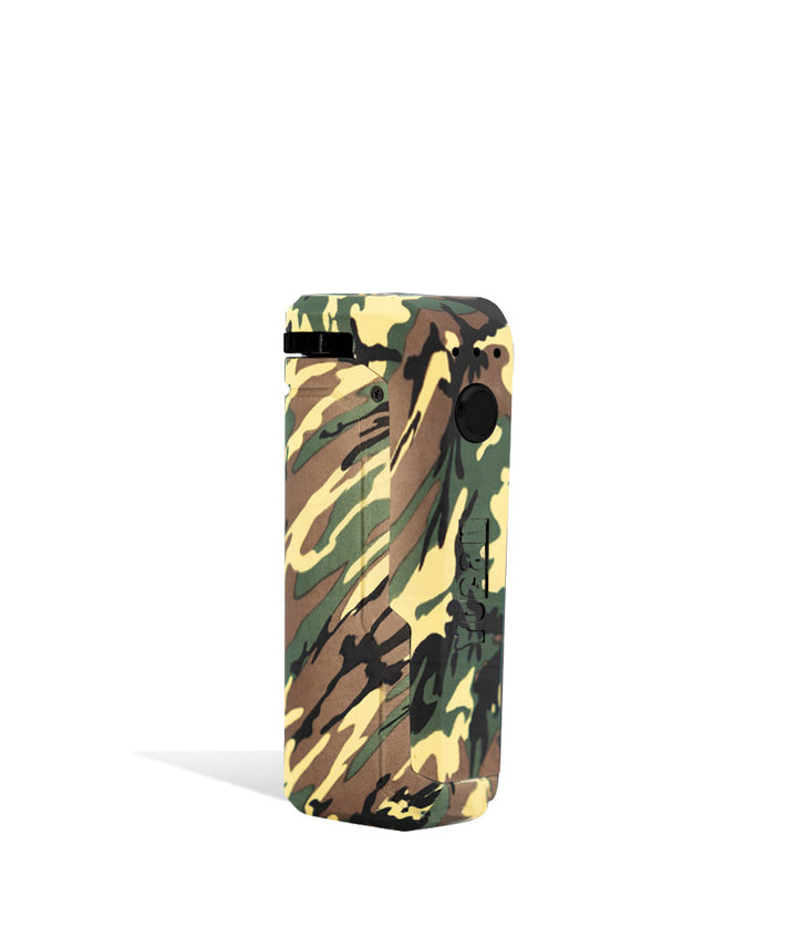 Camo Side view Yocan UNI Adjustable Cartridge Vaporizer on white studio background