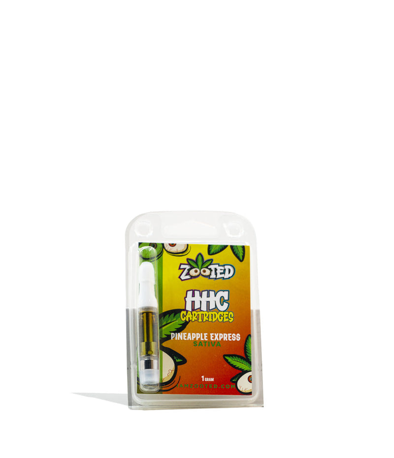 Pineapple Express Zooted 1G HHC Cartridge on white background