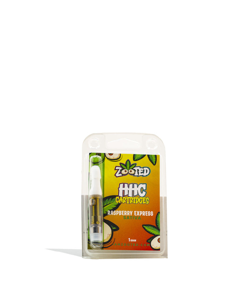 Raspberry Express Zooted 1G HHC Cartridge on white background