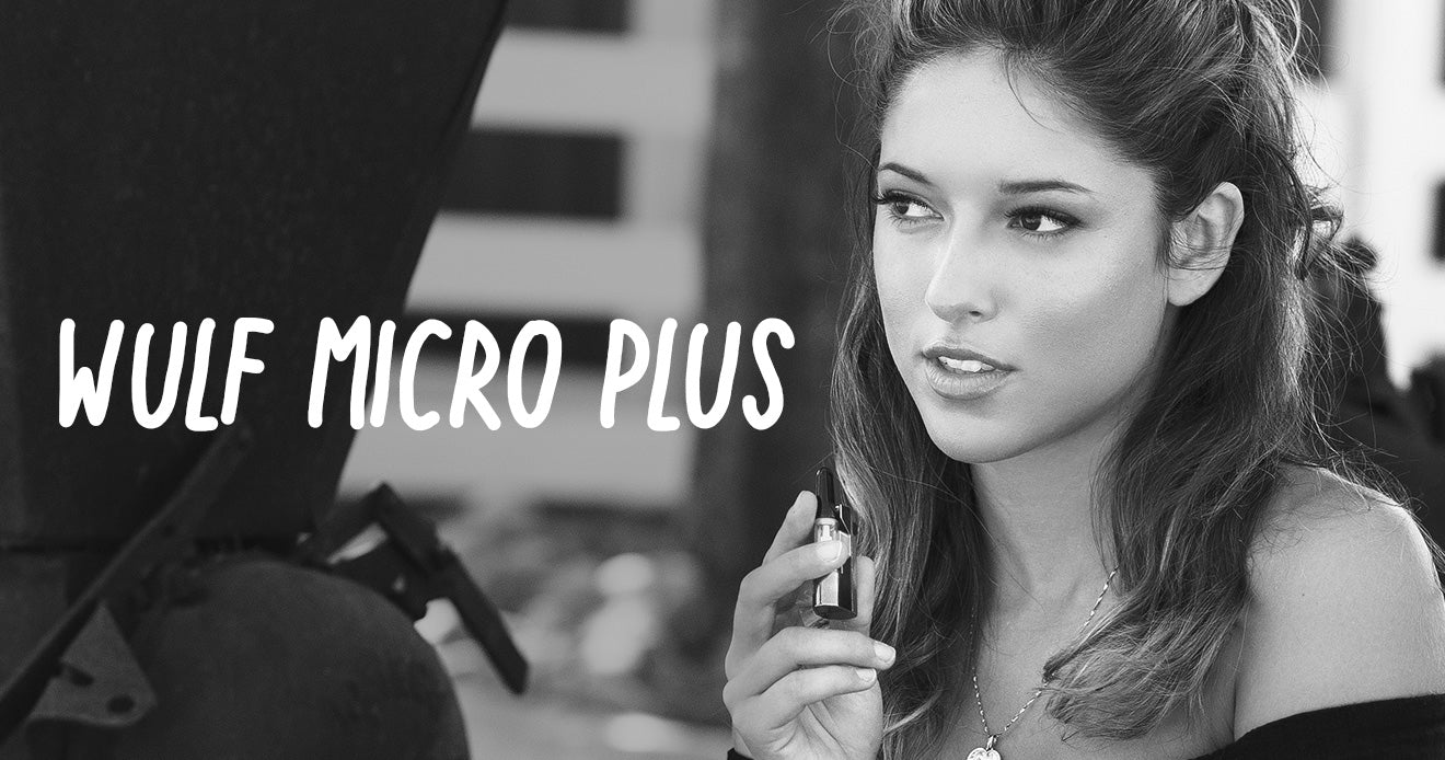Girl holding a Wulf Micro Plus