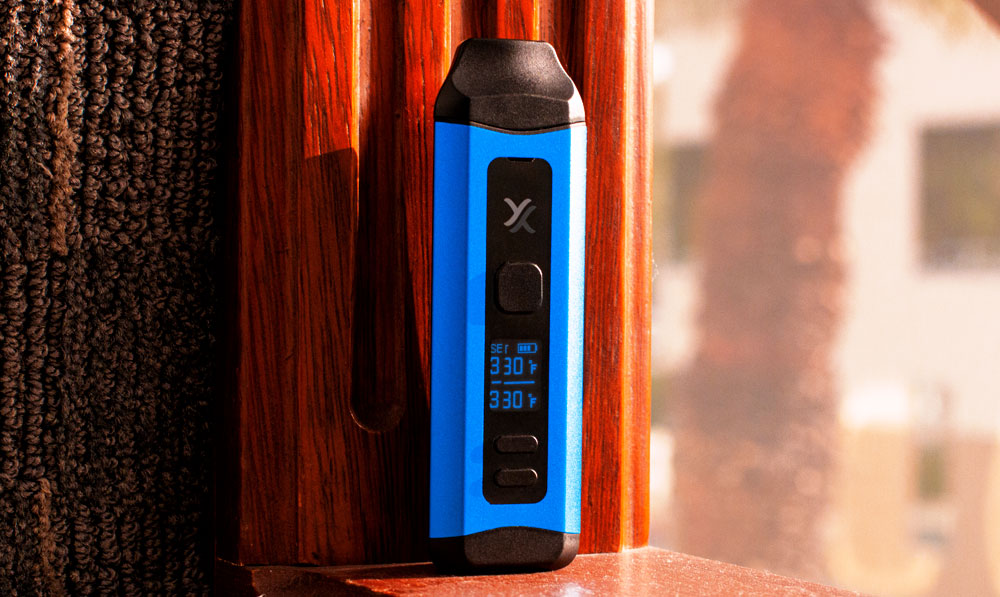 Exxus Mini Plus on stair ledge with natural lighting