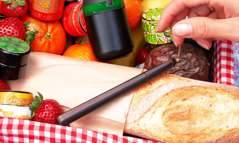 Puffco New Hot Knife in picnic basket