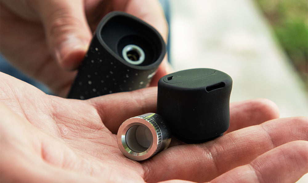 detailed view of the Wulf Pocket Mini desassembled