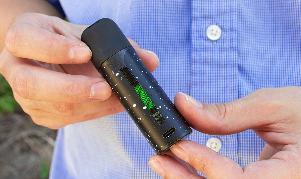 Wulf Pocket Mini black-white spatter temperature view