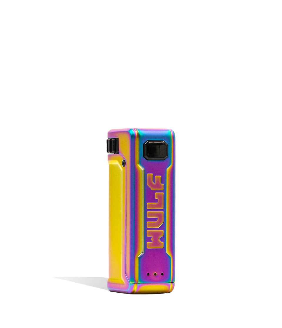 Full Color Front View Wulf Mods UNI S Adjustable 510 Thread Battery on white background