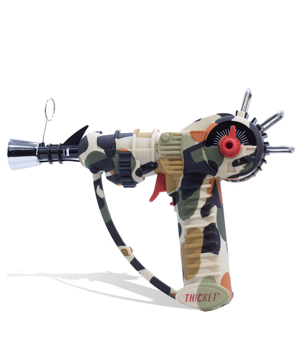 Thicket Spaceout Ray Gun butane torch in army camo, front view