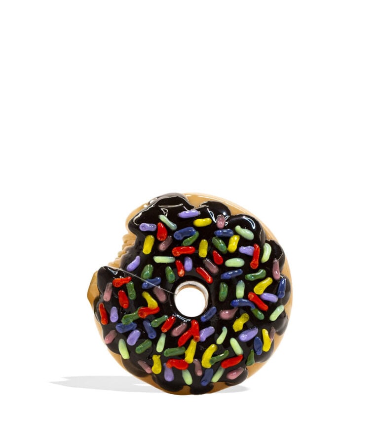 Empire Glassworks Sprinkle Donut Dry Handpipe on white background