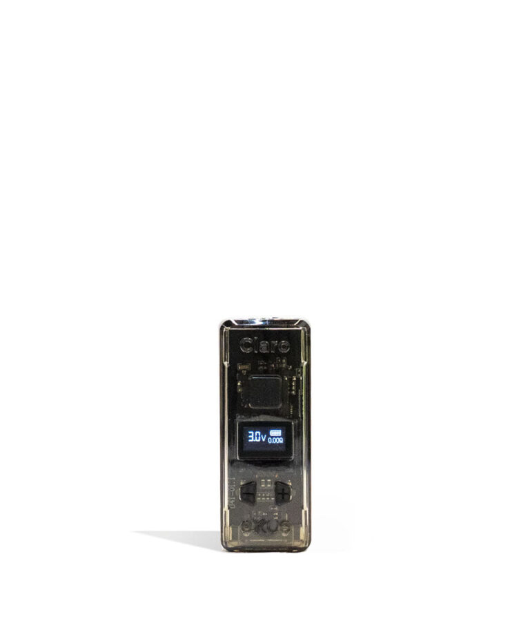 Exxus Vape Claro 510 Thread Battery Black front view on white background