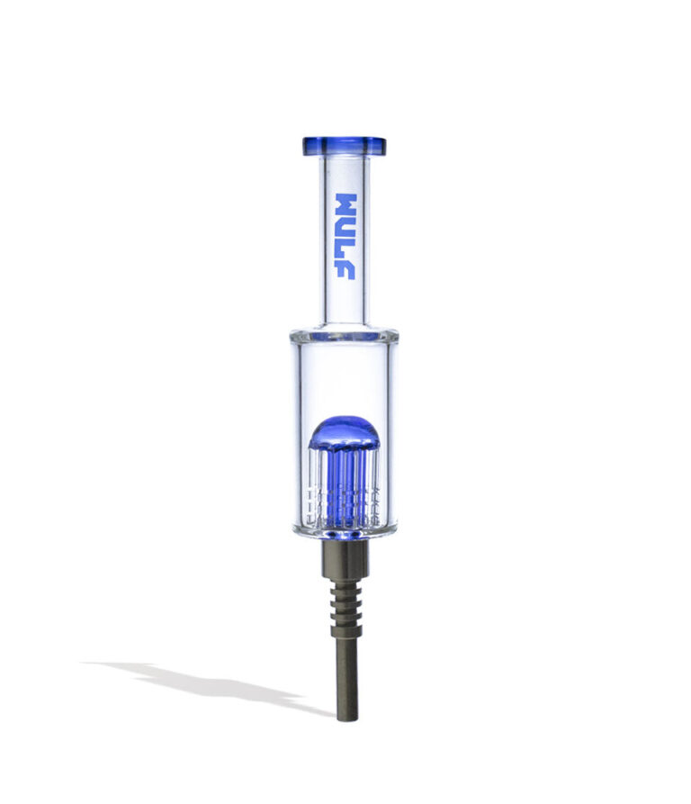 Blue Wulf Mods Timber Water Filtered Nectar Collector Front View on White Background