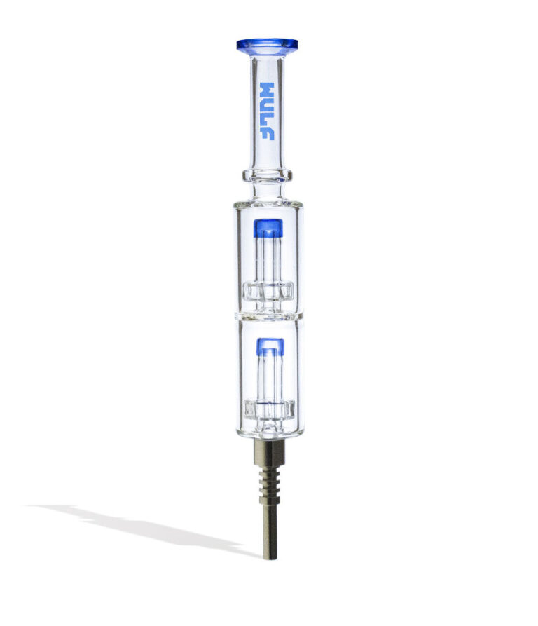 Blue Wulf Mods Nova Stack Water Filtered Nectar Collector Front View on White Background
