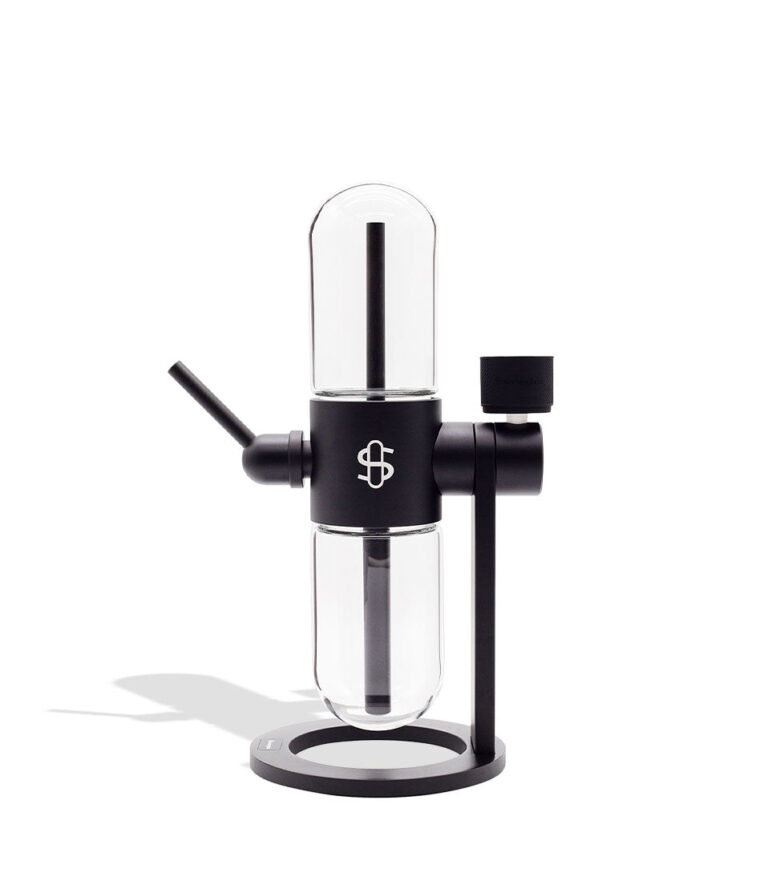 Stündenglass Gravity Infuser Black front view on white background