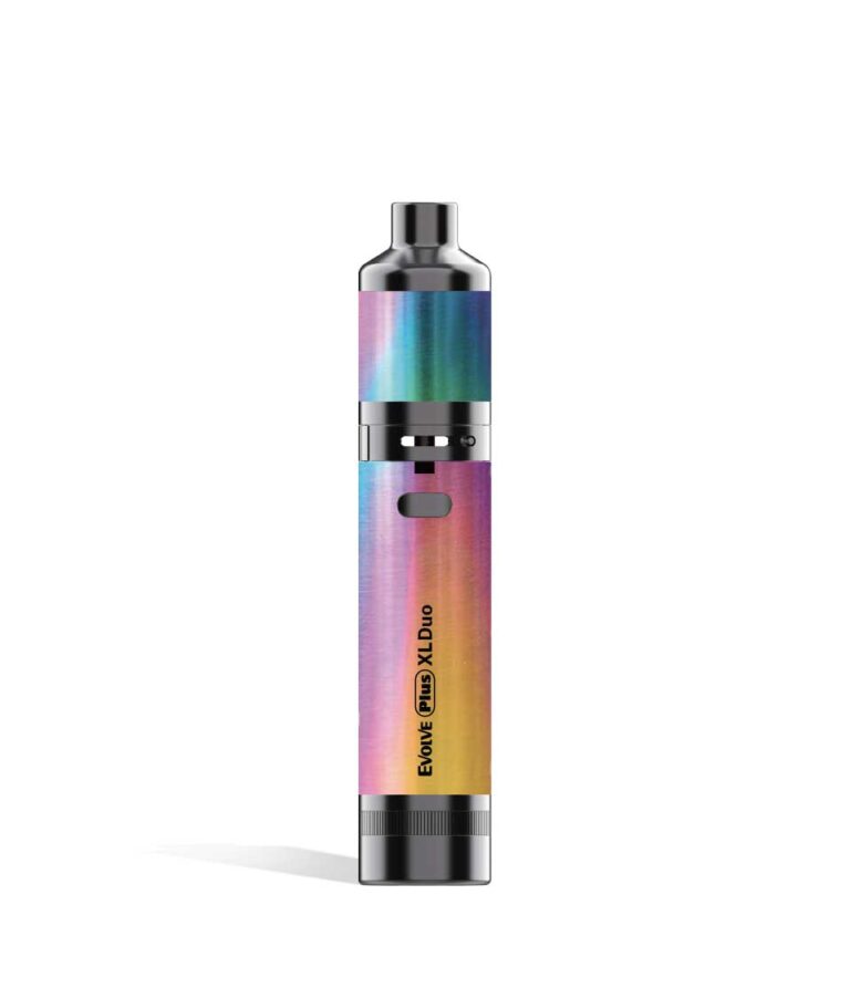 Full Color Wax Pen Wulf Mods Evolve Plus XL Duo 2-in-1 Kit on white studio background