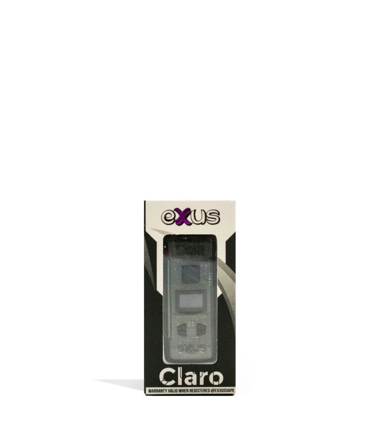 Exxus Vape Claro 510 Thread Battery black packaging on white background