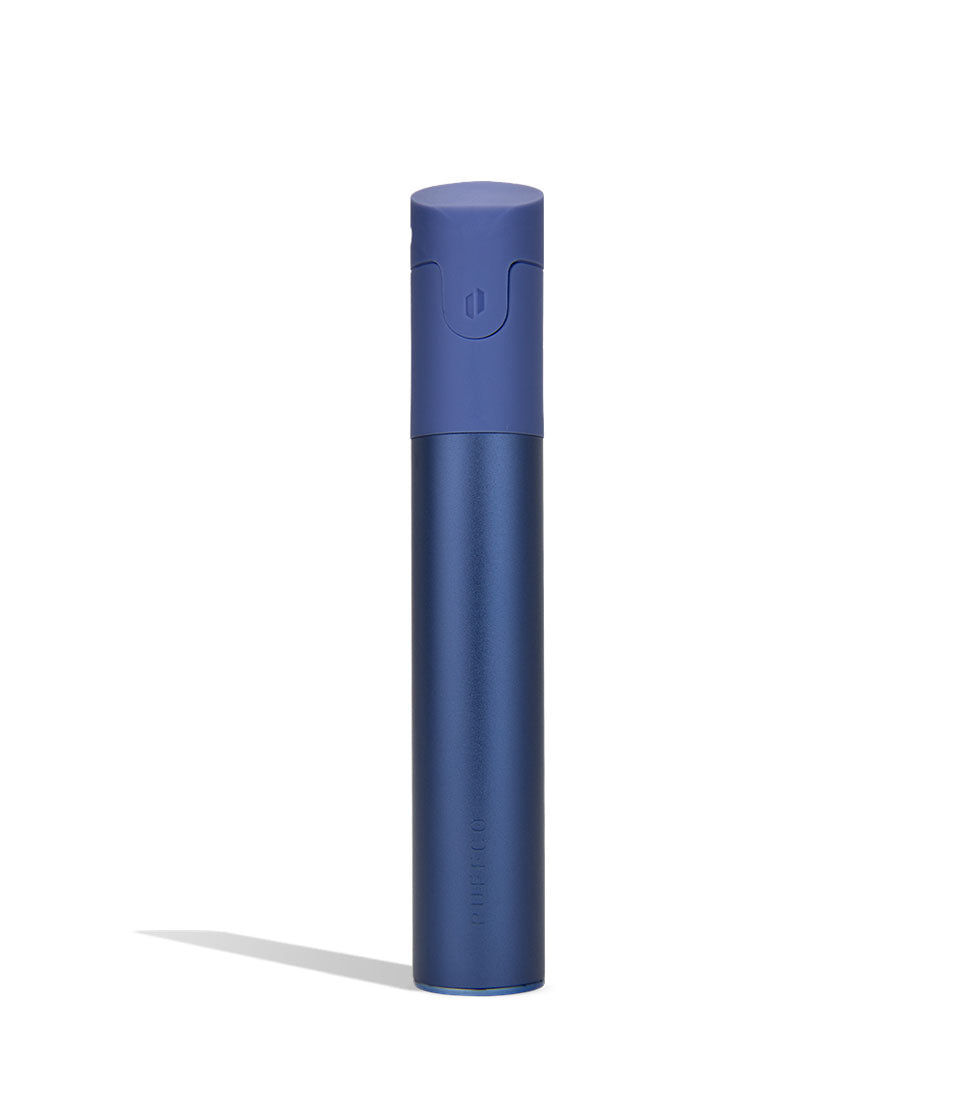 Puffco Pivot mobile vaporizer in sapphire, back view