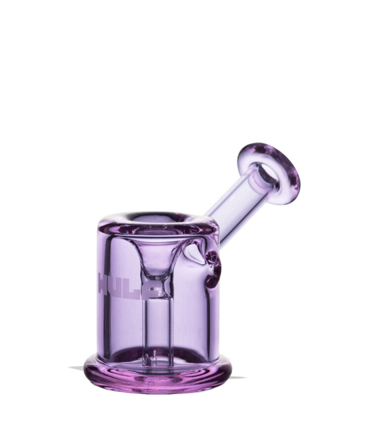 Purple angle Wulf Mods Rypp Bubbler on white background