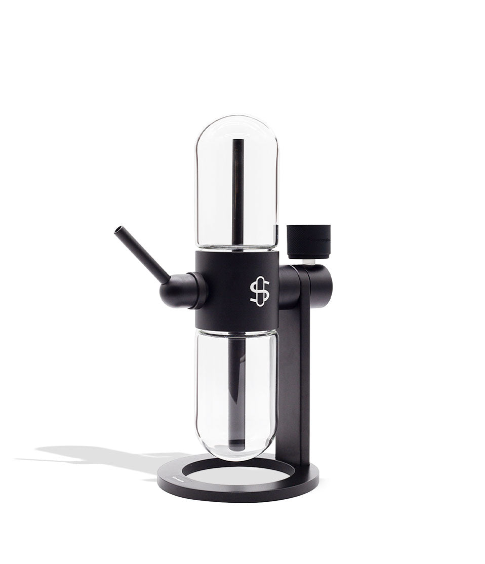 Stündenglass Gravity Infuser Black angle view on white background