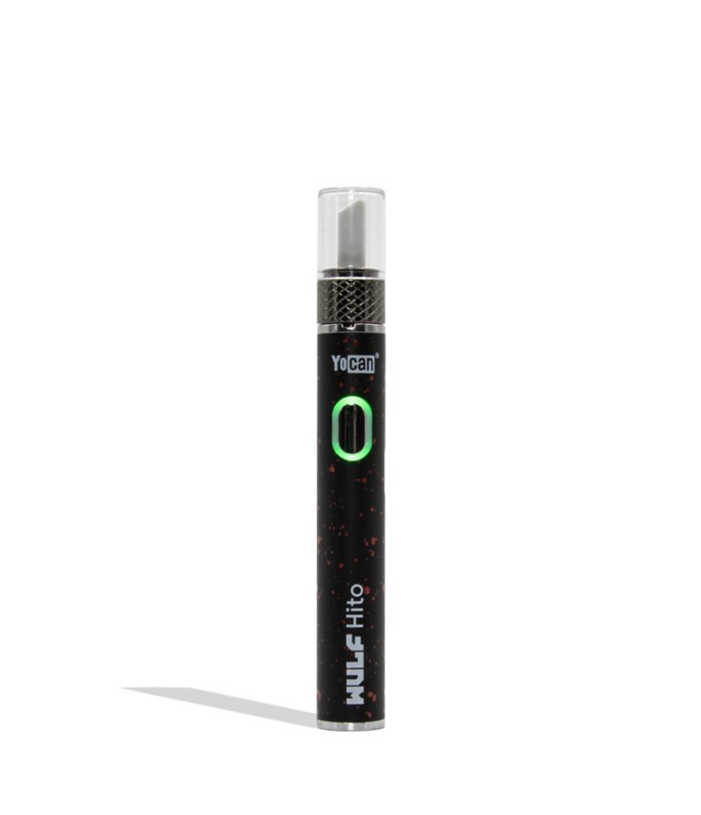 WULF Mods Hito Knife Kit on a white background in black red spatter