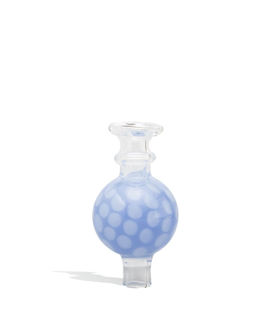 Periwinkle American Colored Carb Cap for Flat Top Bangers on white background