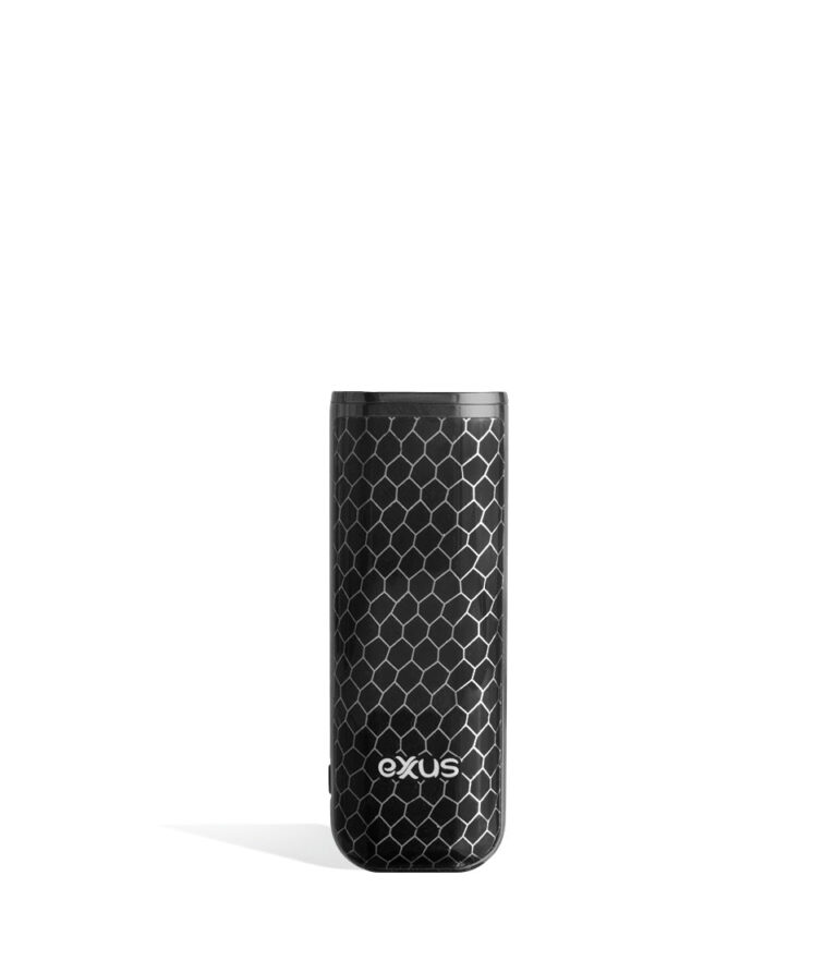 Black Cobra front view Exxus Vape MiNovo 510 Thread Battery on white studio background