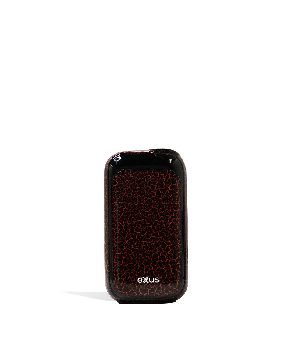 Black Red Crackle front Exxus Vape Rizo 510 Thread Battery on White Background