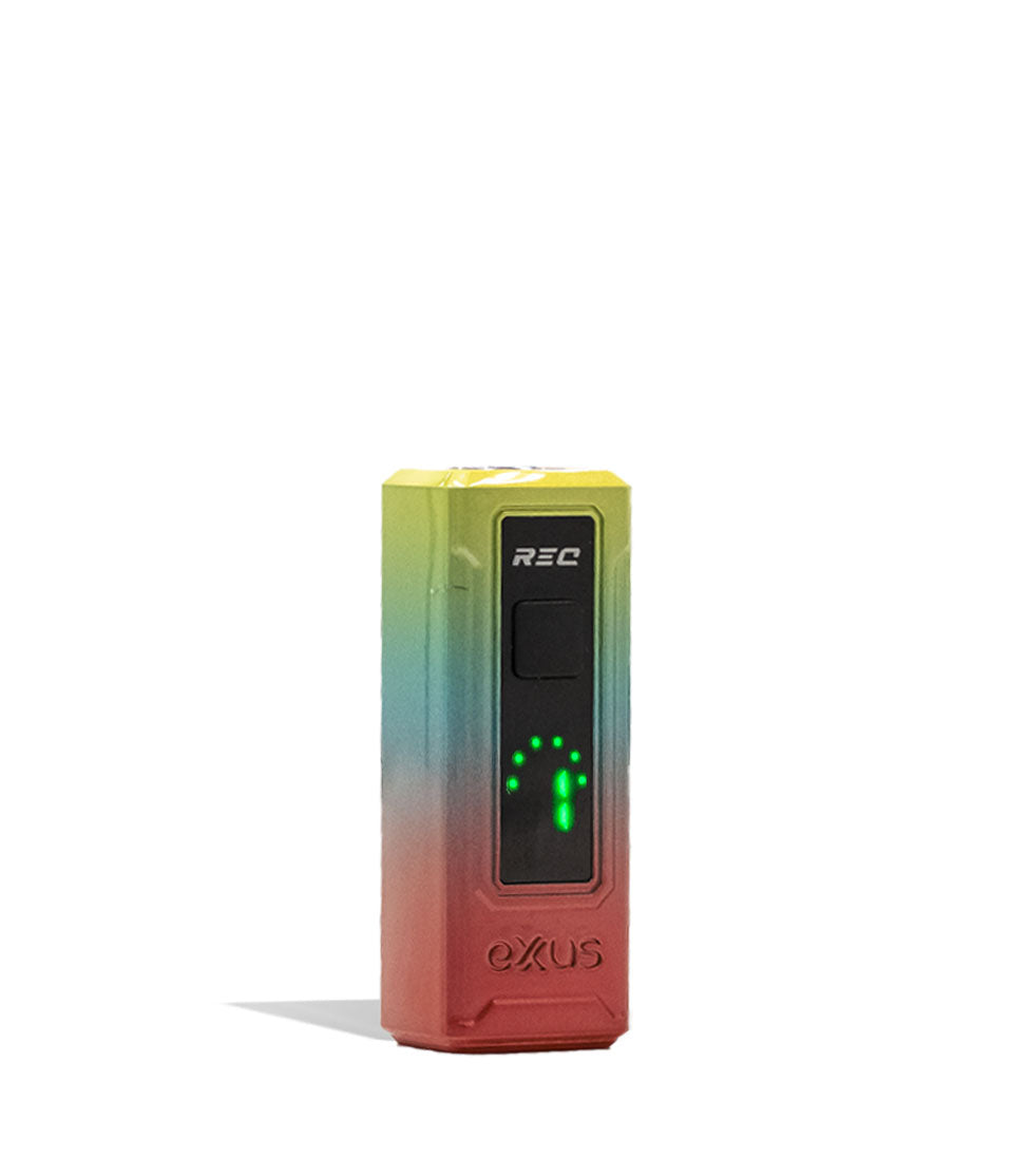 Full Color Exxus Vape REC 510 Thread Battery side view on White Background