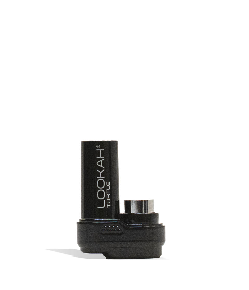 Black Lookah Turtle 2g 510 Thread Battery Base Front View on White Background