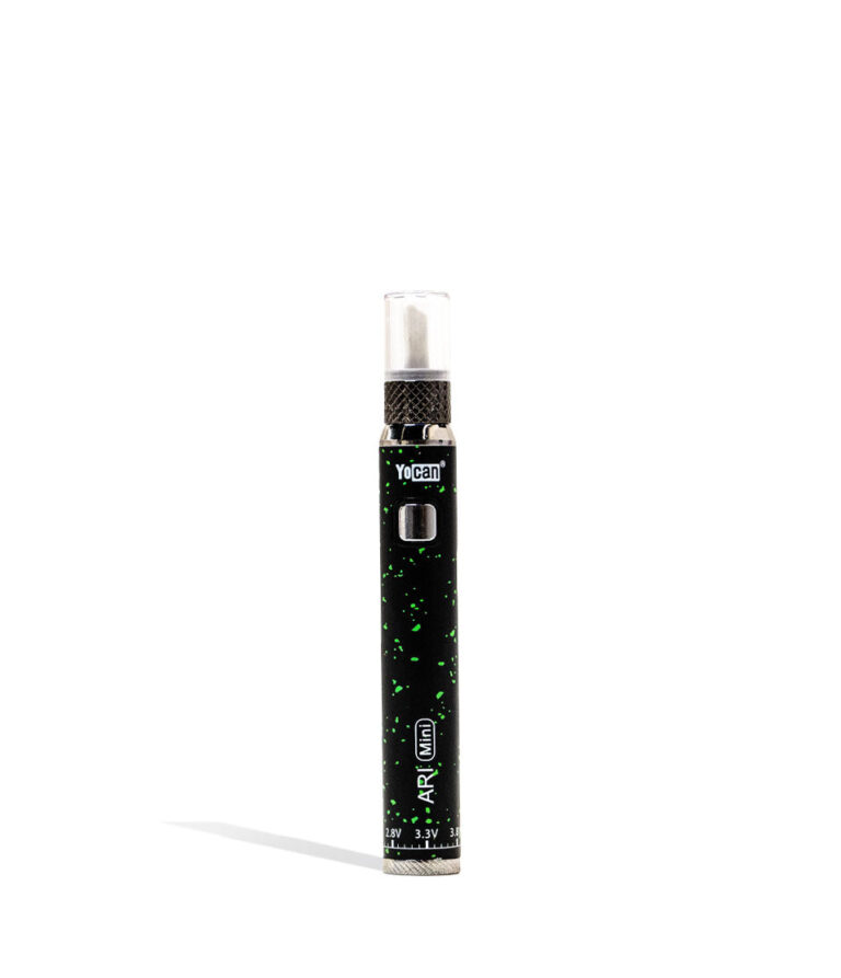Black Green Spatter Wulf Mods Ari Knife Kit 9pk on white background