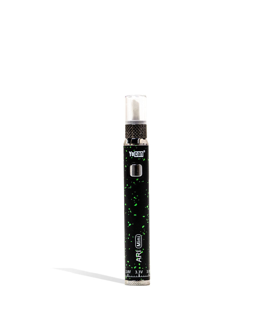Black Green Spatter Wulf Mods Ari Knife Kit 9pk on white background
