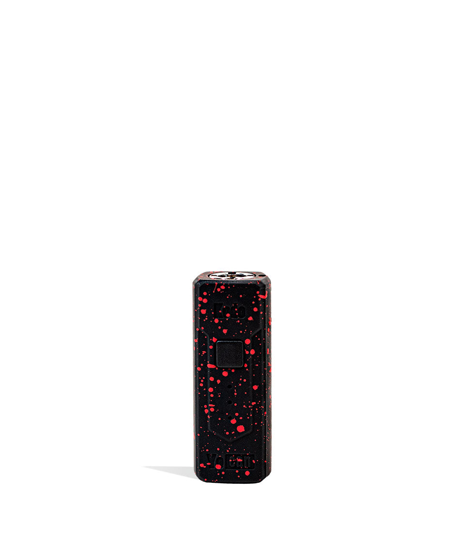 Black Red Spatter Wulf Mods KODO 510 Thread Battery Front View on White Background